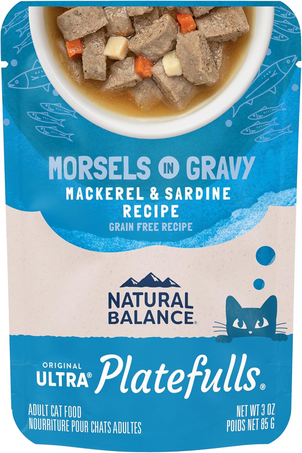 Natural Balance Grain Free Wet Cat Food with Mackerel & Sardine