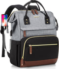 Laptop Backpack for Women with USB Charging Port and Anti-Theft