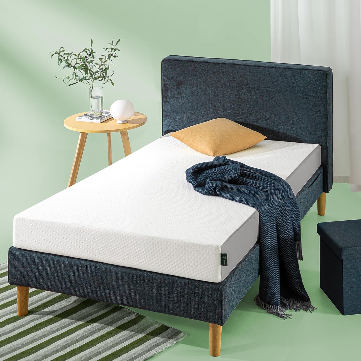 Zinus Cooling Essential Foam Bed Mattress for Comfortable Sleep