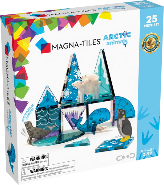 MAGNA-TILES Arctic Animals 25-Piece Magnetic Construction Set