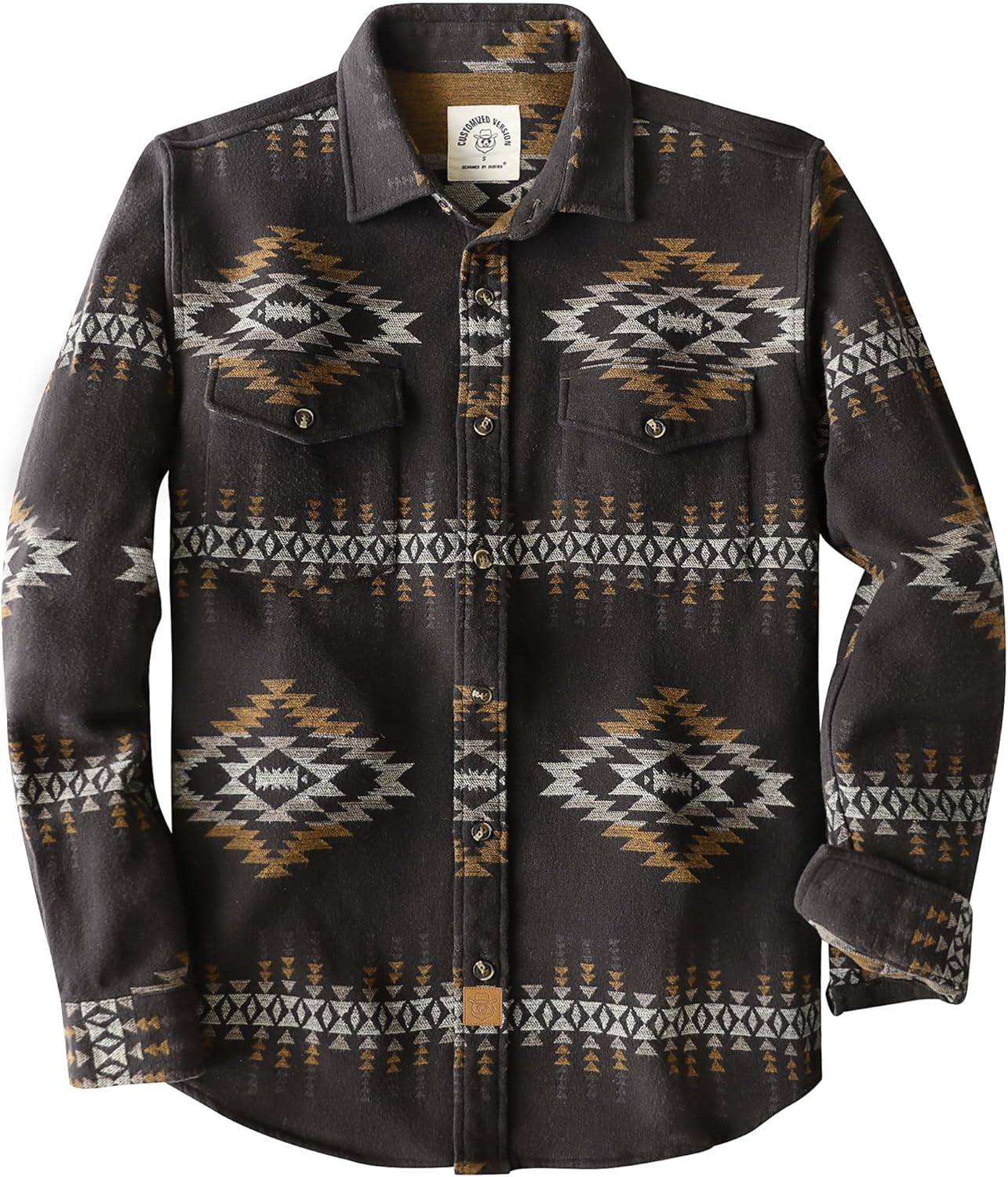 Dubinik Mens Flannel Shirt Long Sleeve Soft Brushed Cotton