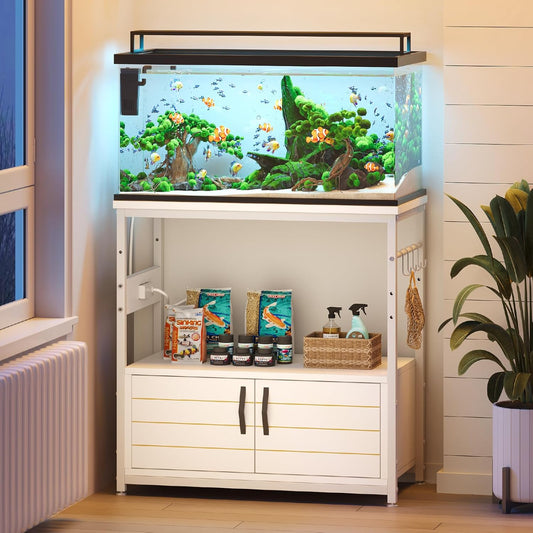 Bestier 20-29 Gallon Fish Tank Stand with Power Outlets