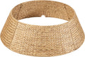 42in Christmas Tree Collar Woven Hyacinth Tree Skirt - Natural