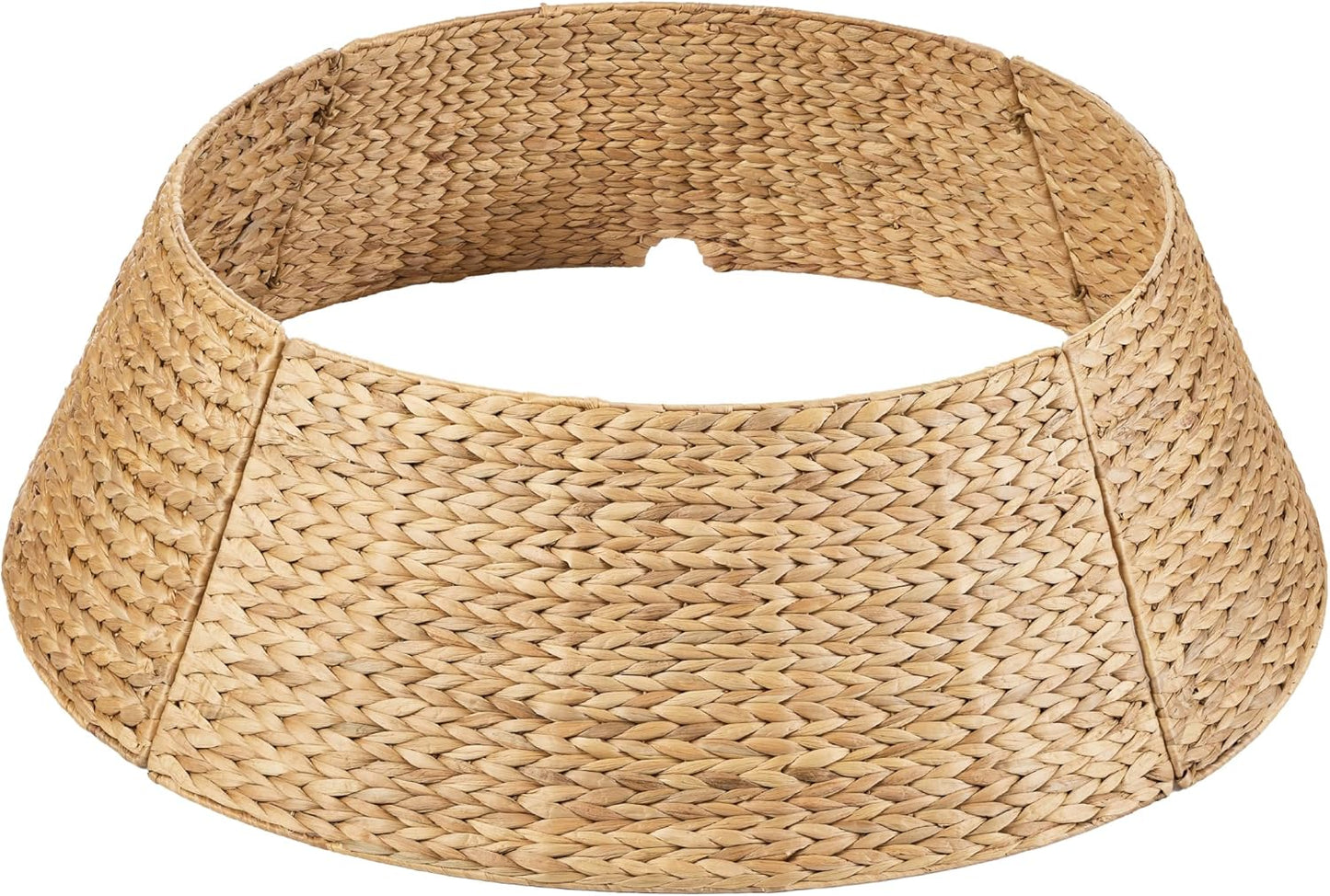 42in Christmas Tree Collar - Elegant Woven Hyacinth Design