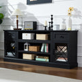 Farmhouse TV Stand w/ LED Lights for 80 TV