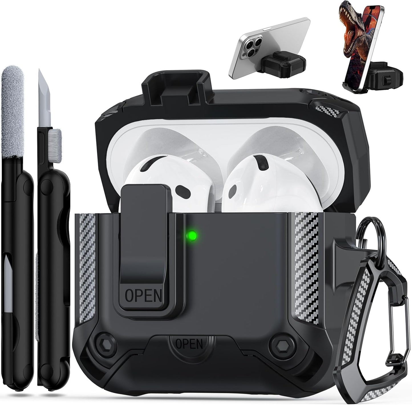 RFUNGUANGO AirPods 4 Case: Military-Grade Protection