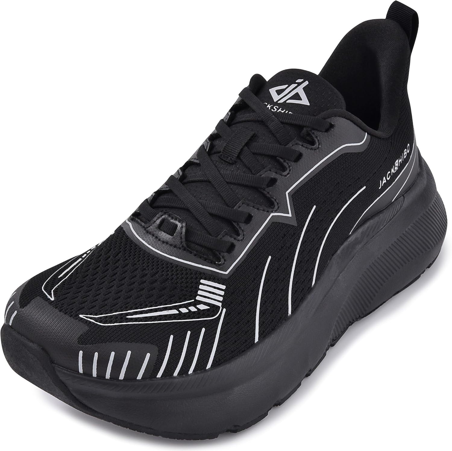 JACKSHIBO Slip on Arch Support Wide Sneakers for Active Lifestyle
