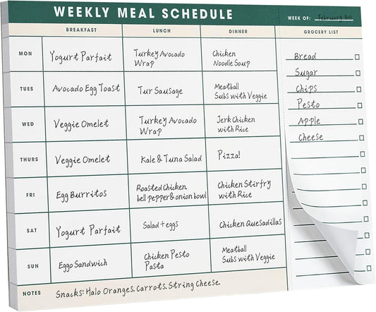 Stay Organized with Magnetic Meal Planner & Grocery List