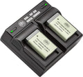NB-13L 2-Pack Batteries and Dual USB Charger - Reliable Power