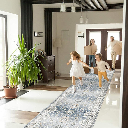 Non Slip Runners for Hallways: Ultra Soft Kitchen Rug 2 X 12