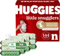 Huggies Little Snugglers Newborn Diapers & Wipes Bundle - Gentle Leak