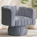 wanan Swivel Accent Chair - 360 Degree Velvet Barrel Chair
