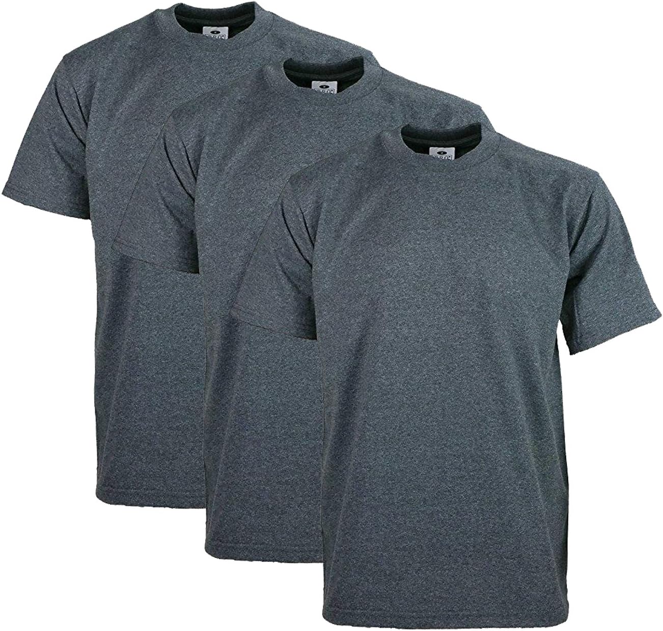 Pro Club Men's 3-Pack Heavyweight Cotton Crew Neck T-Shirts