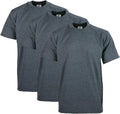 Pro Club Men's 3-Pack Heavyweight Cotton Crew T-Shirt - Relaxed Fit