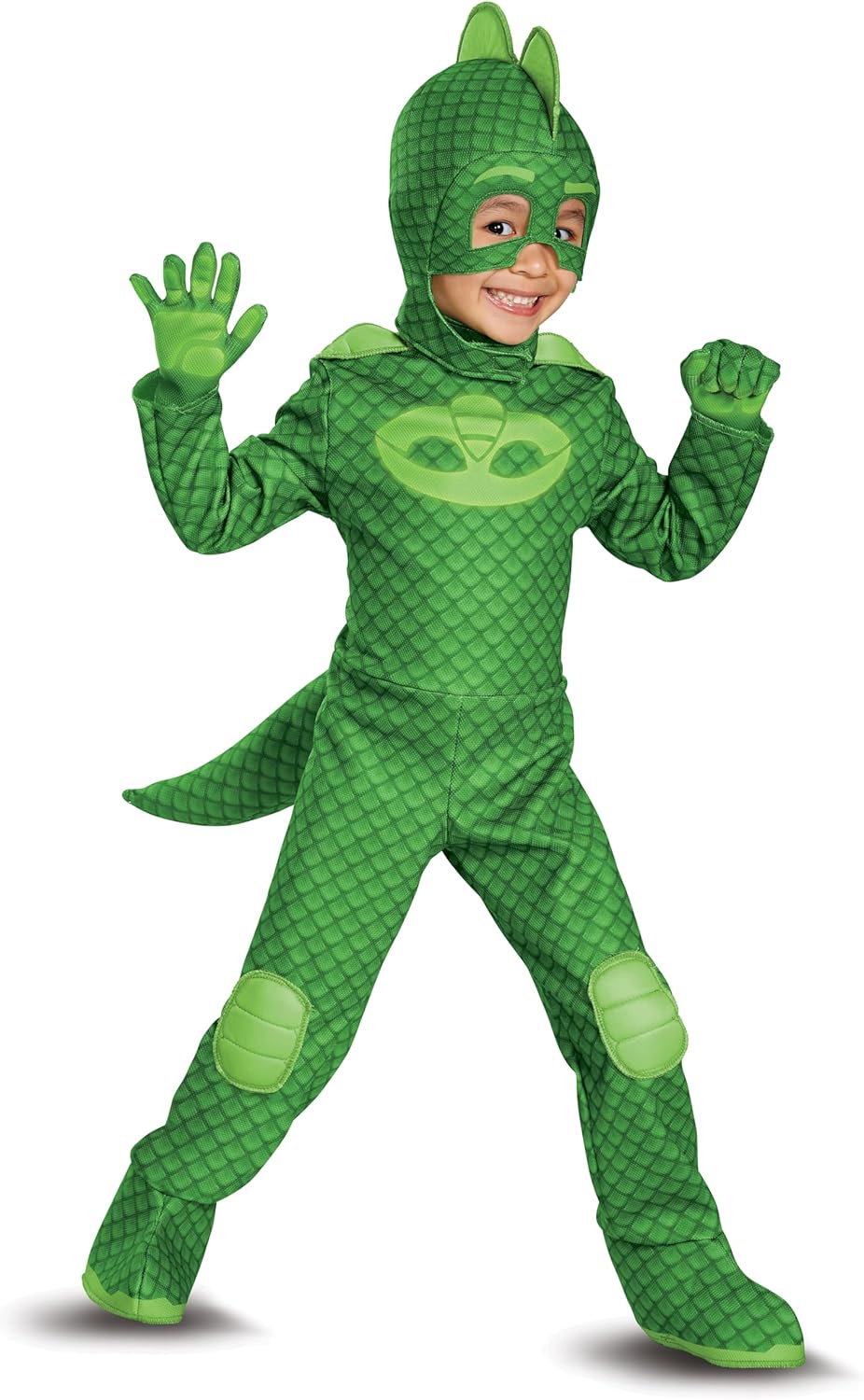 Disguise Gekko Costume for Kids - Official PJ Masks Glow Suit