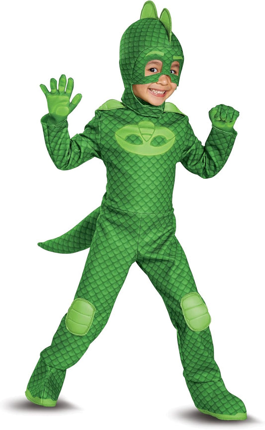 Disguise Gekko Costume for Kids - Official PJ Masks Glow Suit