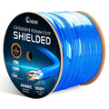 Cat6 Shielded Plenum Cable 1000FT - 10GB High Speed, 23 AWG