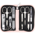 3 Swords Germany 8 Piece Manicure Pedicure Kit - Light Pink Case