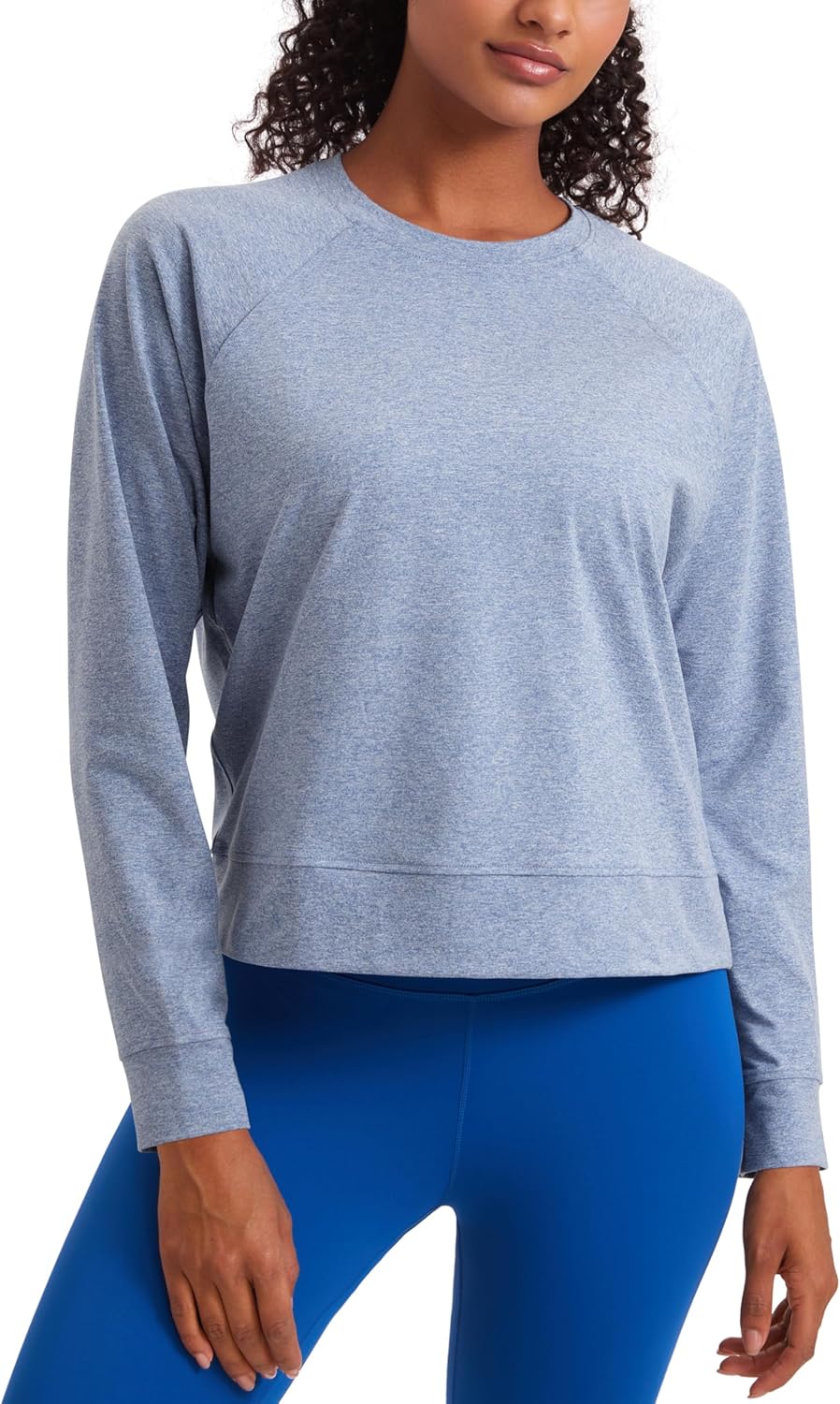 CRZ YOGA Cloud Jersey Pullover Sweatshirt for Women Casual Wear