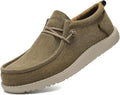 ITAZERO Men Extra Wide Shoes 4E to 5E Wide Toe Box - Slip On Comfort