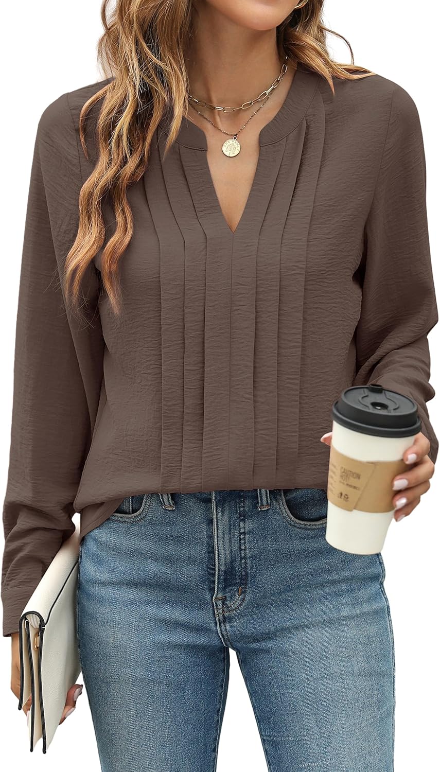 Blooming Jelly Women's Dressy Casual Blouses for Work & Play