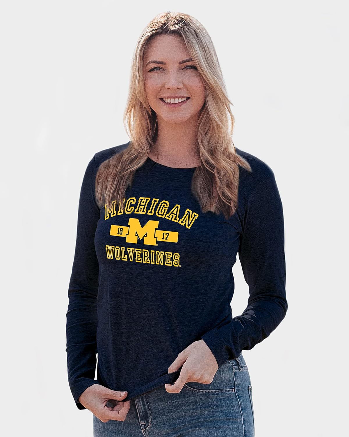 Michigan Wolverines Women's Long Sleeve T-Shirt for Fans
