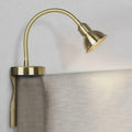 Solfres Patented Headboard Reading Light - No-Drill Dimmable Book Lamp
