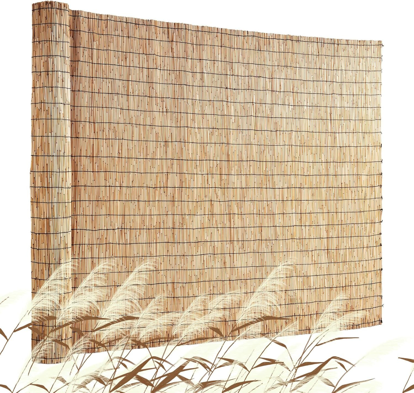 VEVOR Natural Reed Fencing for Outdoor Privacy and Decoration