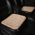 Cooling Wood Bead Car Seat Cover Burlywood - Beaded Ventilated Pad