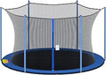 Cliselda Trampoline Replacement Safety Enclosure Net for 12-15ft