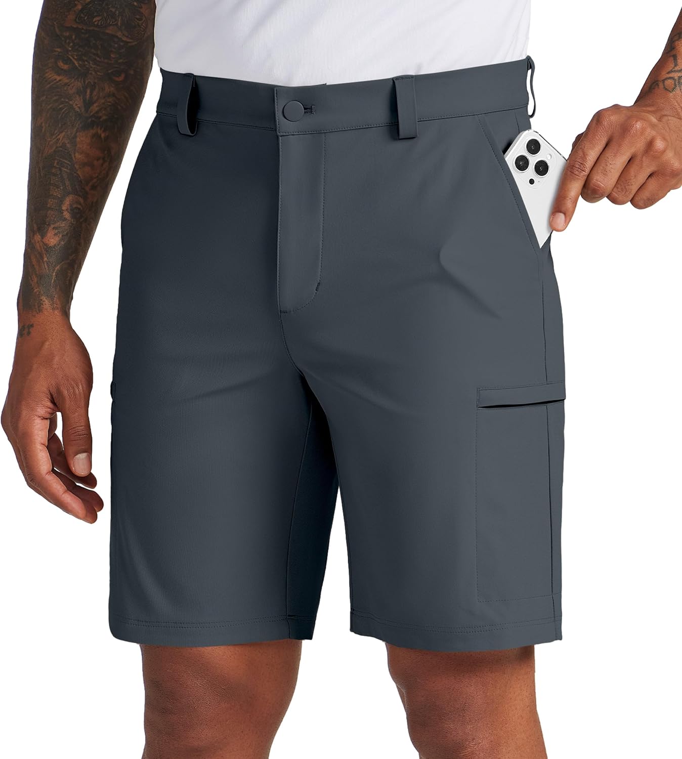 Willit Men's Golf Shorts Quick Dry Athletic Casual Cargo Style