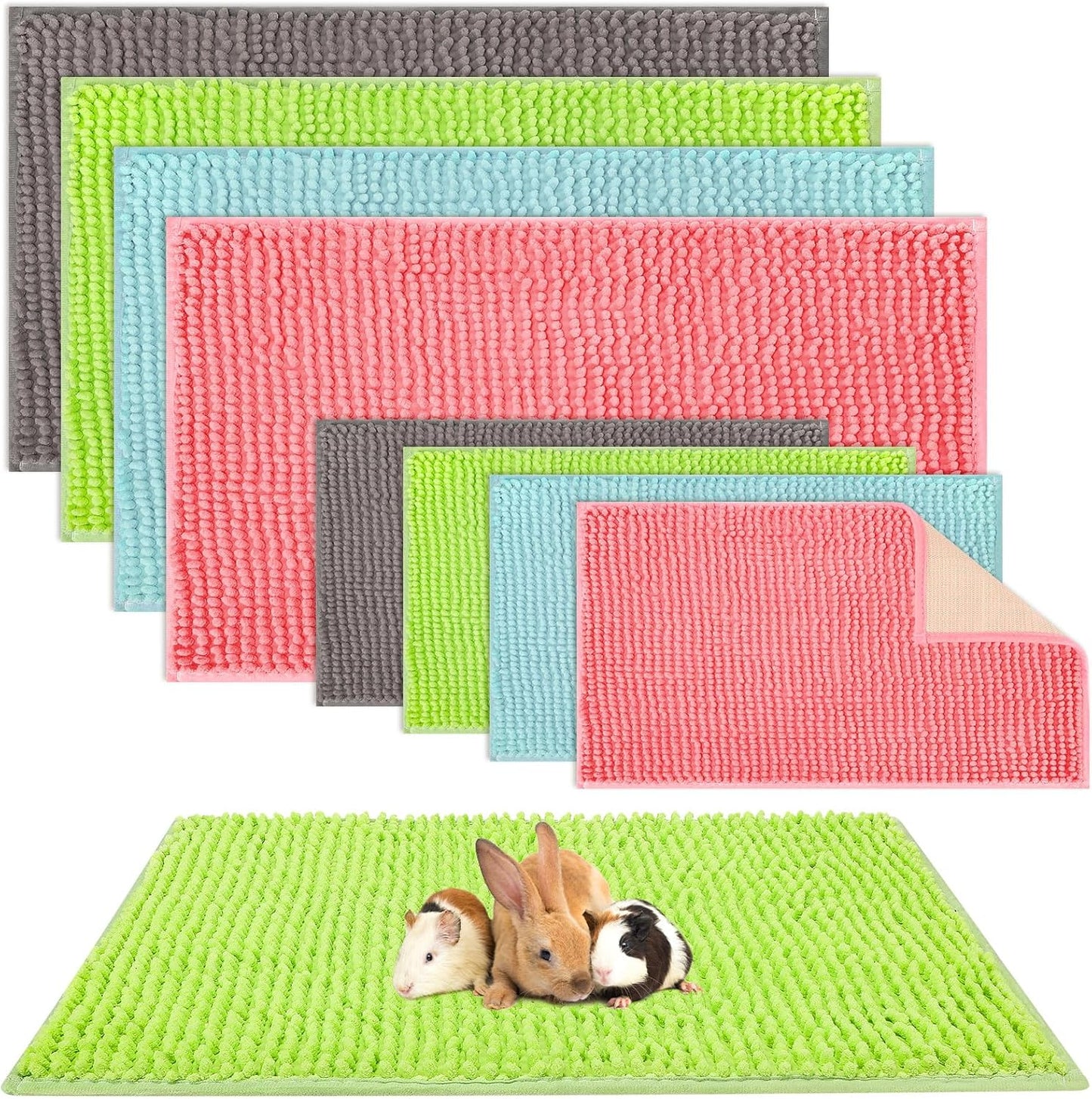 Barydat 8 Pcs Guinea Pig Cage Liner for Clean Bedding Mats