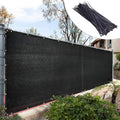 Royal Shade Custom Size 4 ft x 57 ft Black Fence Privacy Screen