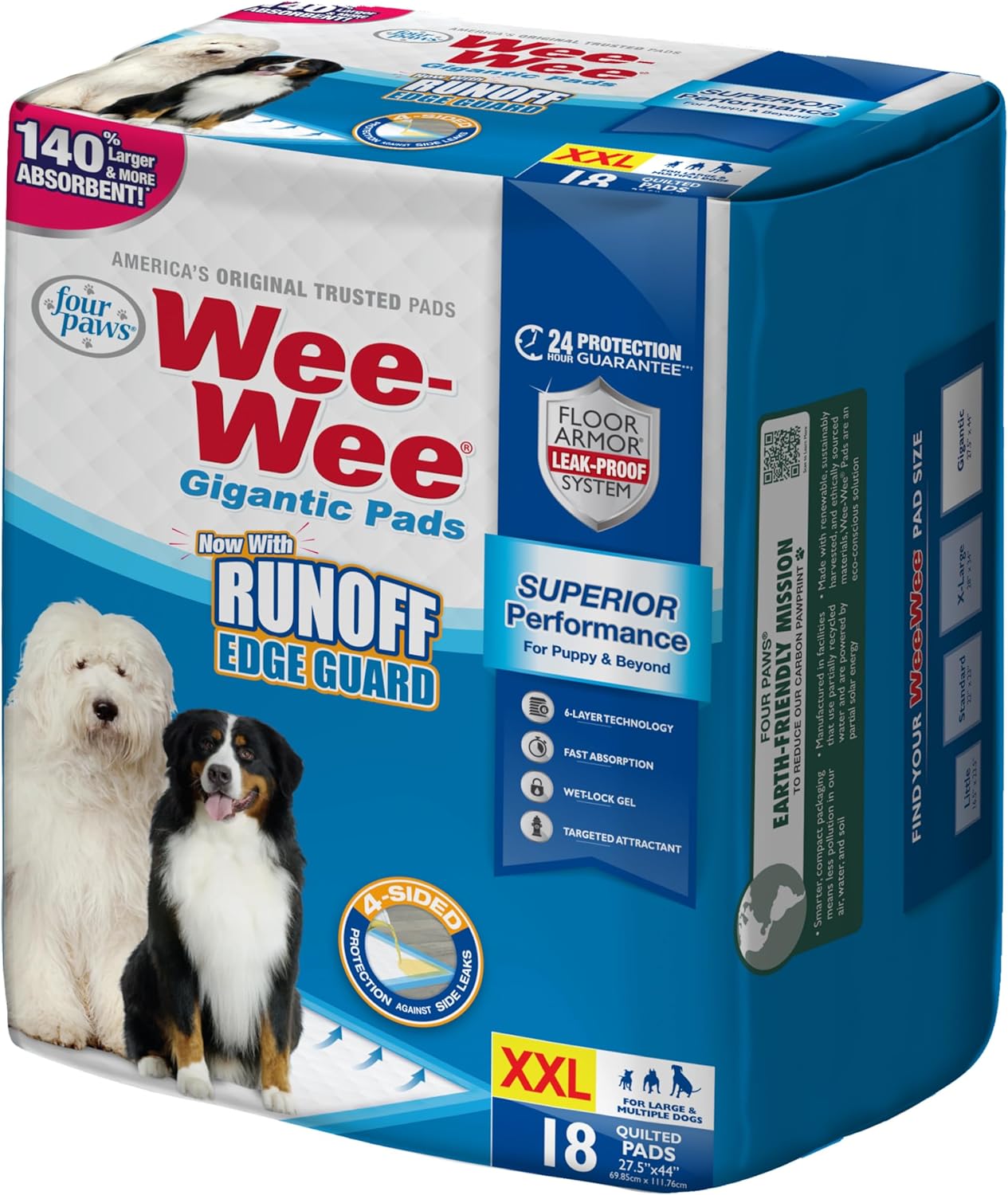 Four Paws Wee-Wee Superior Performance Pee Pads for Dogs
