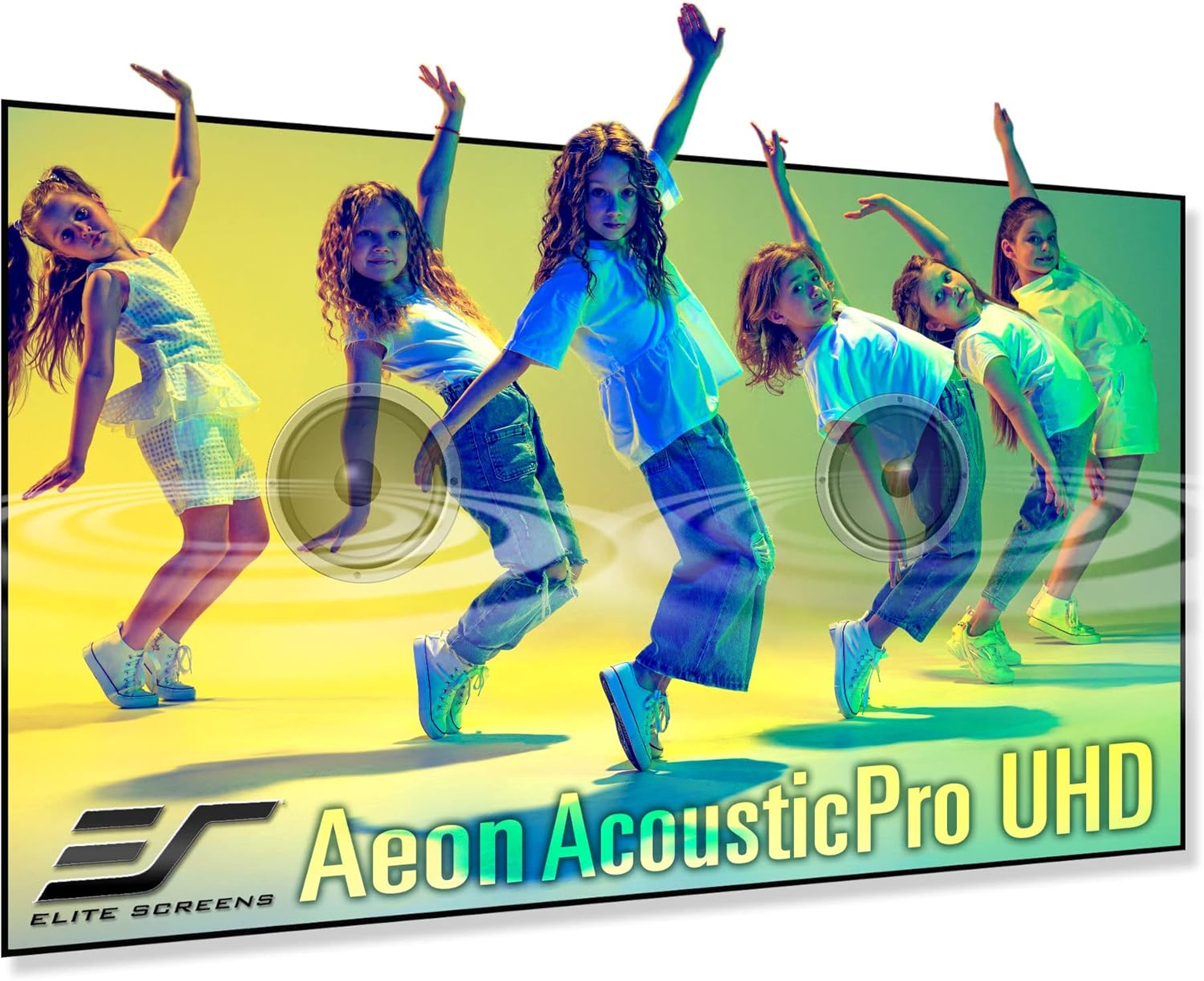 135-inch 4K Edge Free Sound Transparent Screen