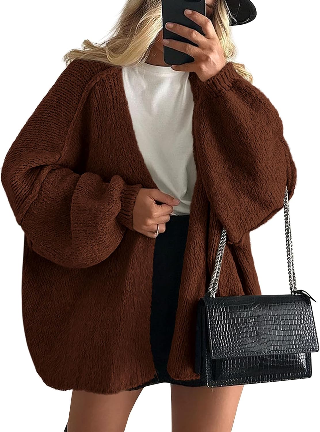PRETTYGARDEN Womens Oversized Cardigan Sweaters for Fall Style
