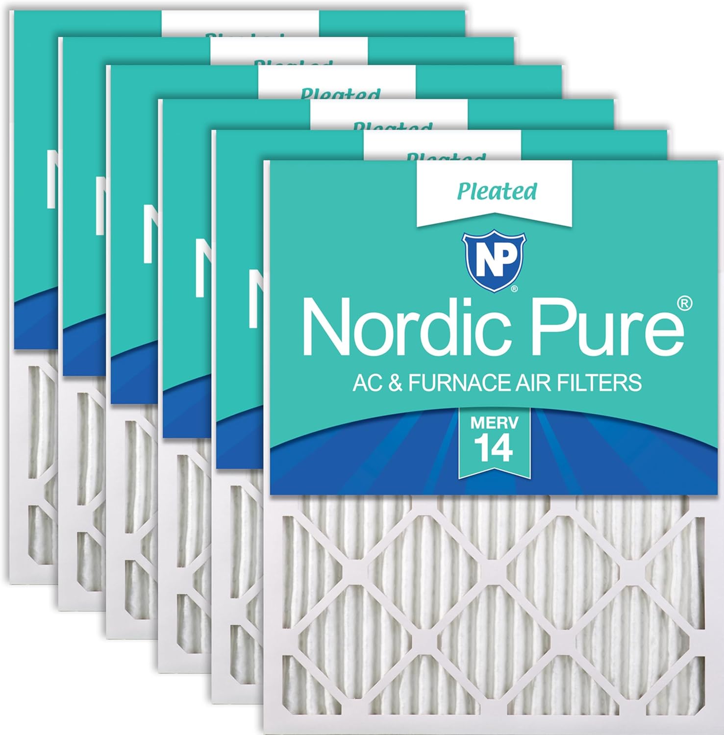 Nordic Pure MERV 14 Air Filters 18x25x1 for Healthier Air