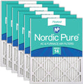 Nordic Pure 14x20x1 Pleated MERV 14 Air Filters 6 Pack - High