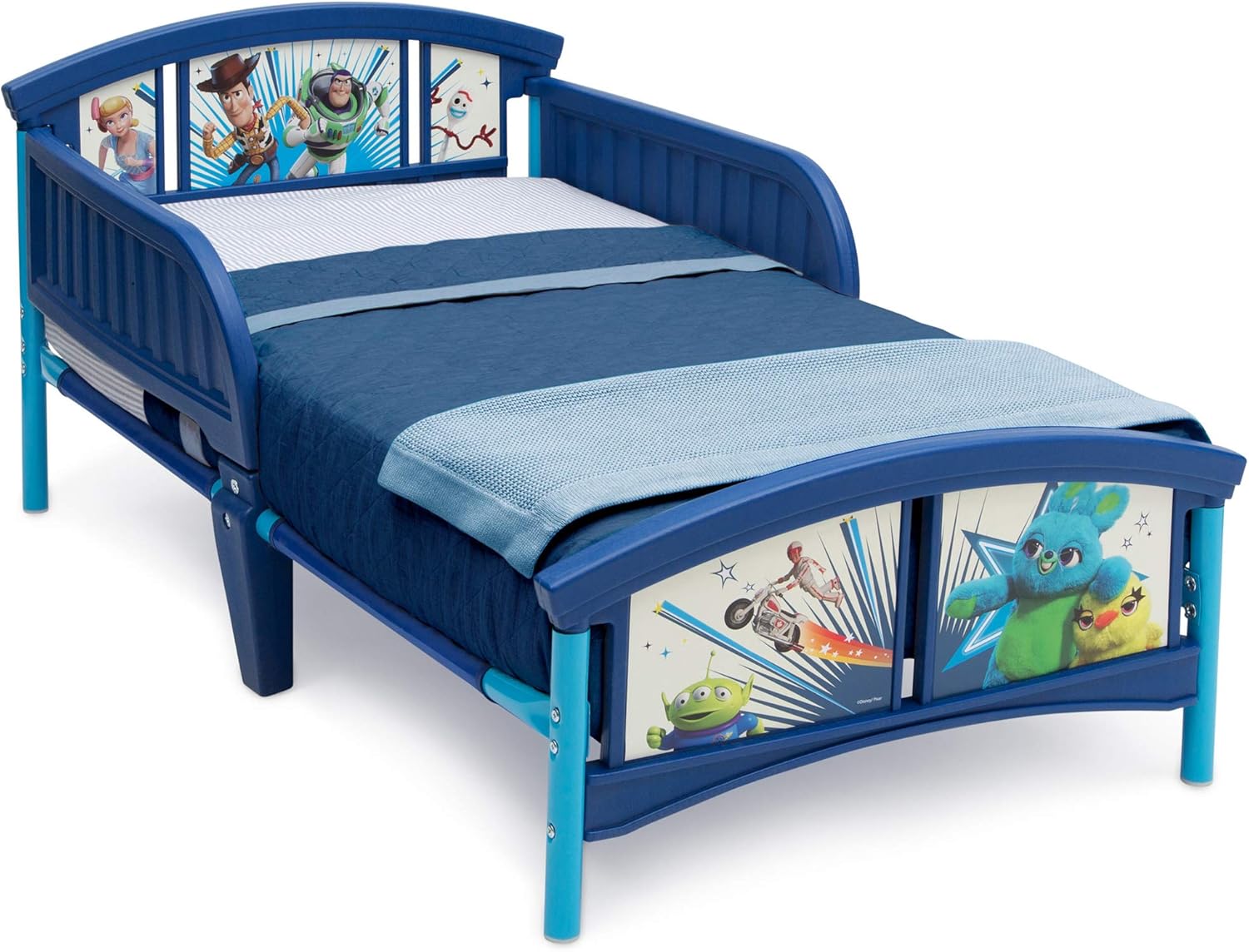 Delta Children Plastic Toddler Bed for Toy Story 4 Fans