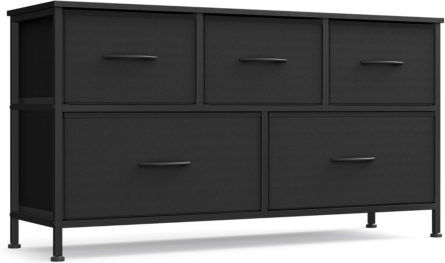 SONGMICS Dresser for Bedroom with 5 Non-Woven Fabric Drawers