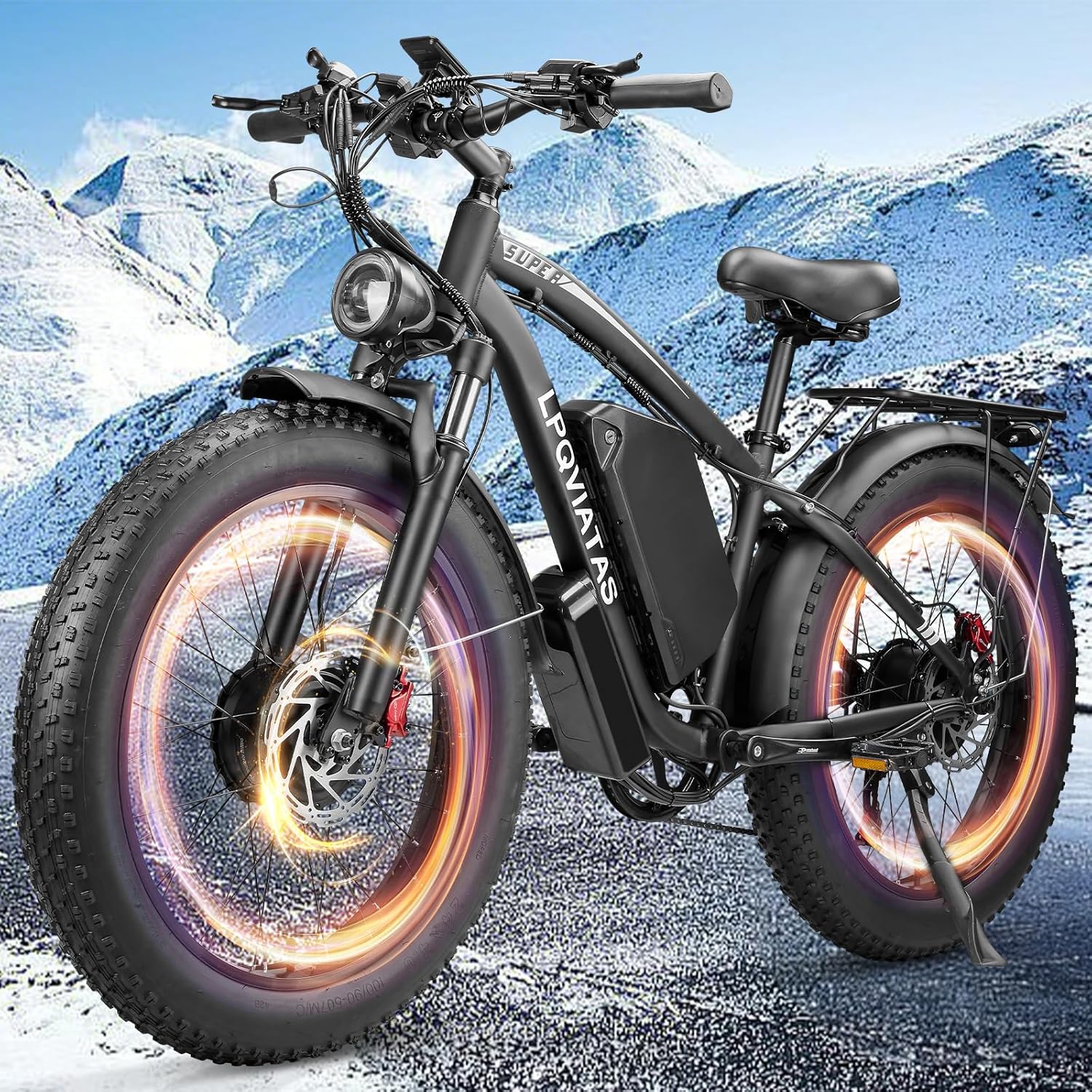 6000W Peak Dual Motor Ebike for Adults - Fast Electric Bike
