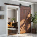 SMARTSTANDARD 7.5 Feet Heavy Duty Sliding Barn Door Hardware Kit