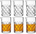Cocktail Mixing Glasses 24 oz (6 Pc) - Crystal Stirring Pitchers