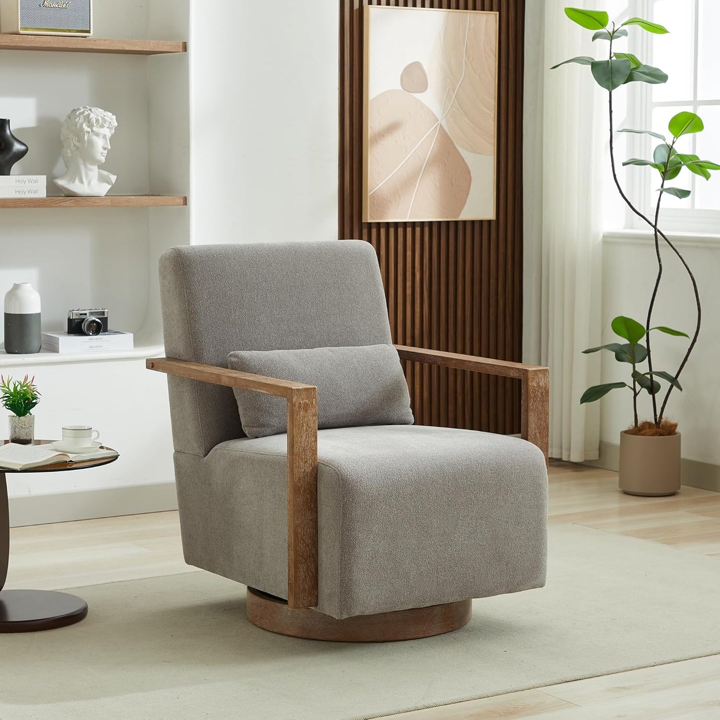 KEIKI Swivel Accent Chair: Comfortable & Stylish
