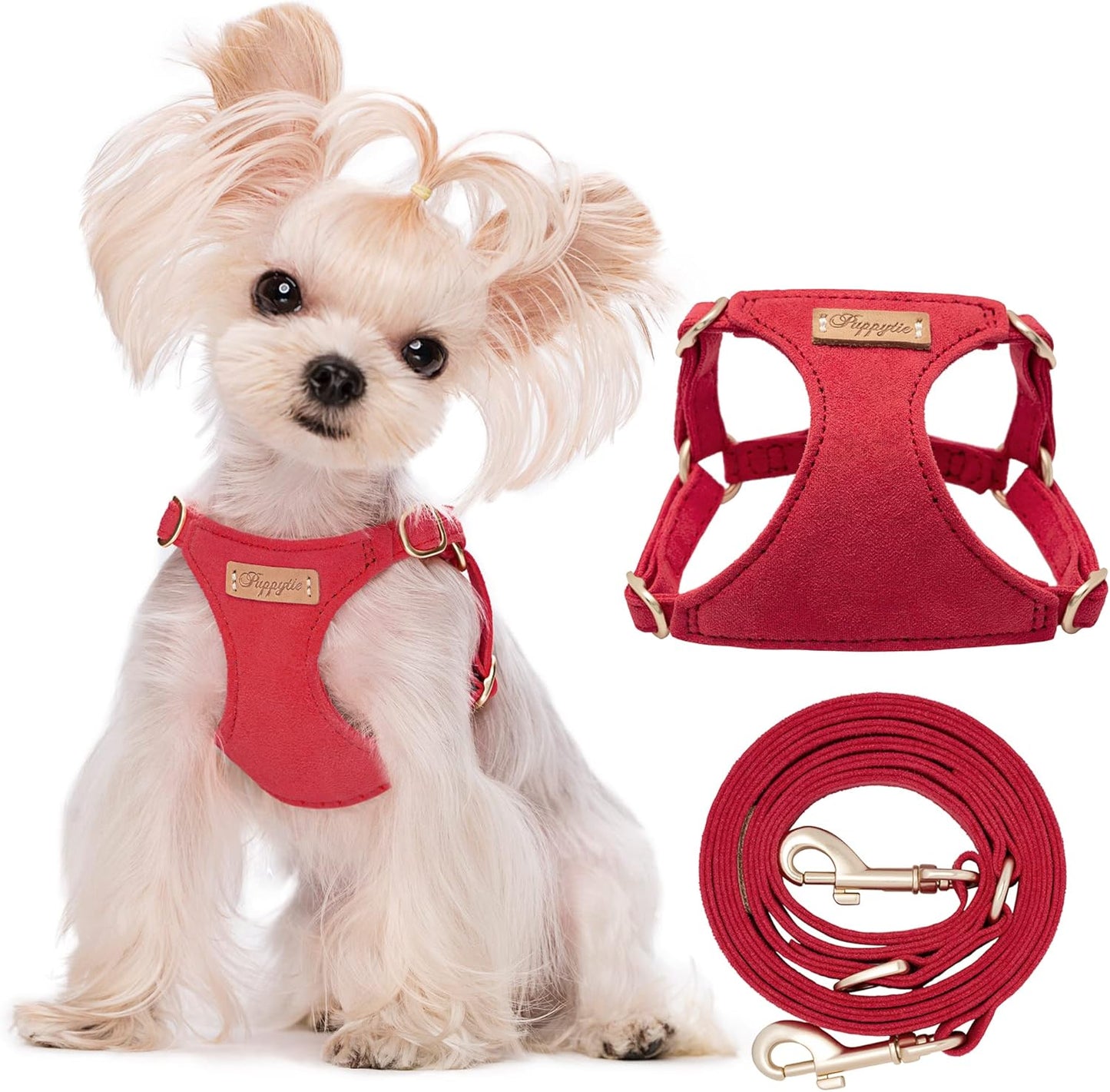 Puppytie No Pull XXS Puppy Harness with Multifunction Leash