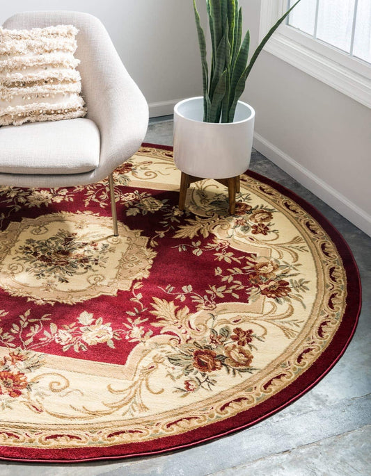 Unique Loom Versailles Collection Traditional Floral Area Rug