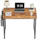 CubiCubi Study Computer Desk 32in Rustic Brown - Stable, Multi-Purpose