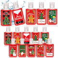 50 Pcs Christmas Mini Hand Sanitizer Bulk Gifts - Festive Travel Size