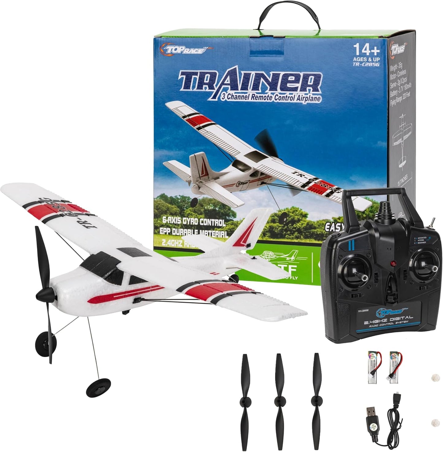 Top Race Remote Control Plane - Easy to Fly and Durable