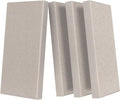 4 PCS 2in Fiberglass Acoustic Panels with Hanging Brackets - Linen